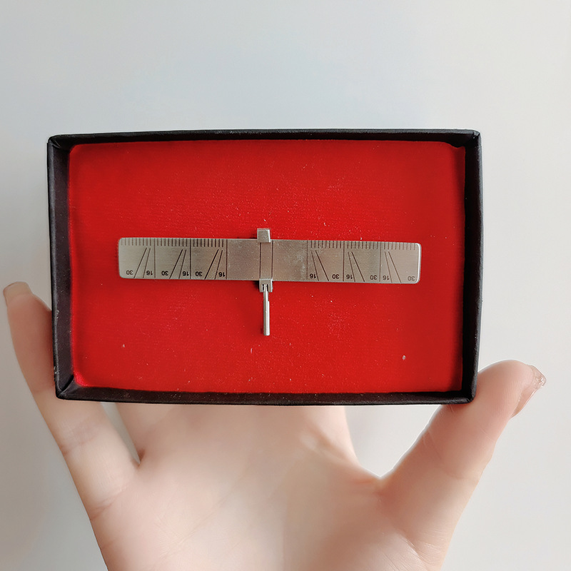 牙科种植定位尺测量角度尺手术导板口腔定位导板齿科器械一件盒装