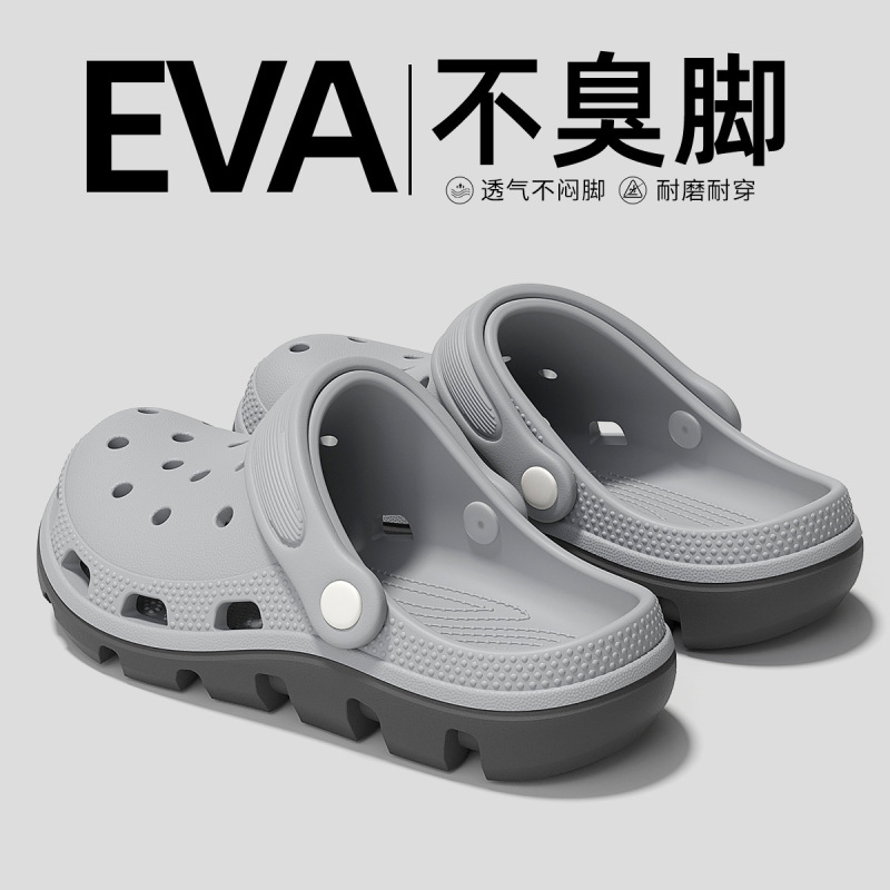 医療手術室用洞洞靴 メンズ 新作 夏用 防滴EVA 厚底 増高 つま先保護 サンダル 卸売|undefined
