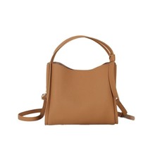 OEM定制头层牛皮女水桶包手提包高级感大容量菜篮子包包女加工