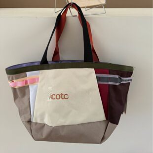 Waterproof capacious shoulder bag, nylon one-shoulder bag