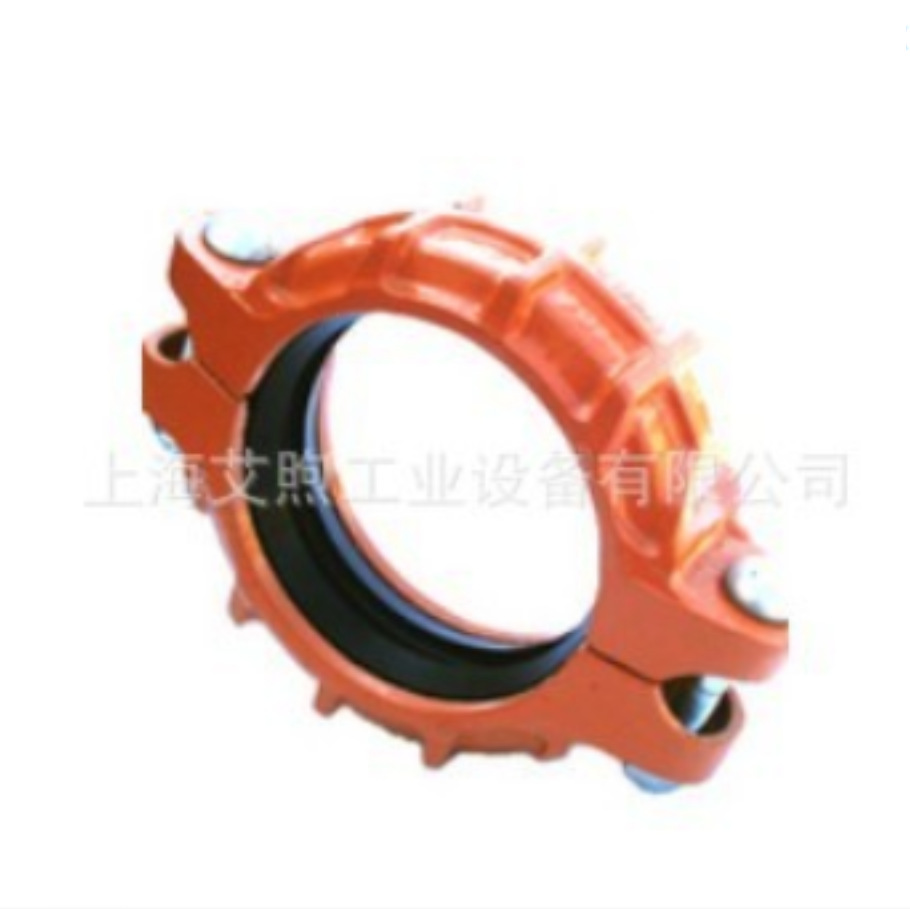 4.0MPa沟槽式管件 矿用沟槽式卡箍 QT450沟槽式接头