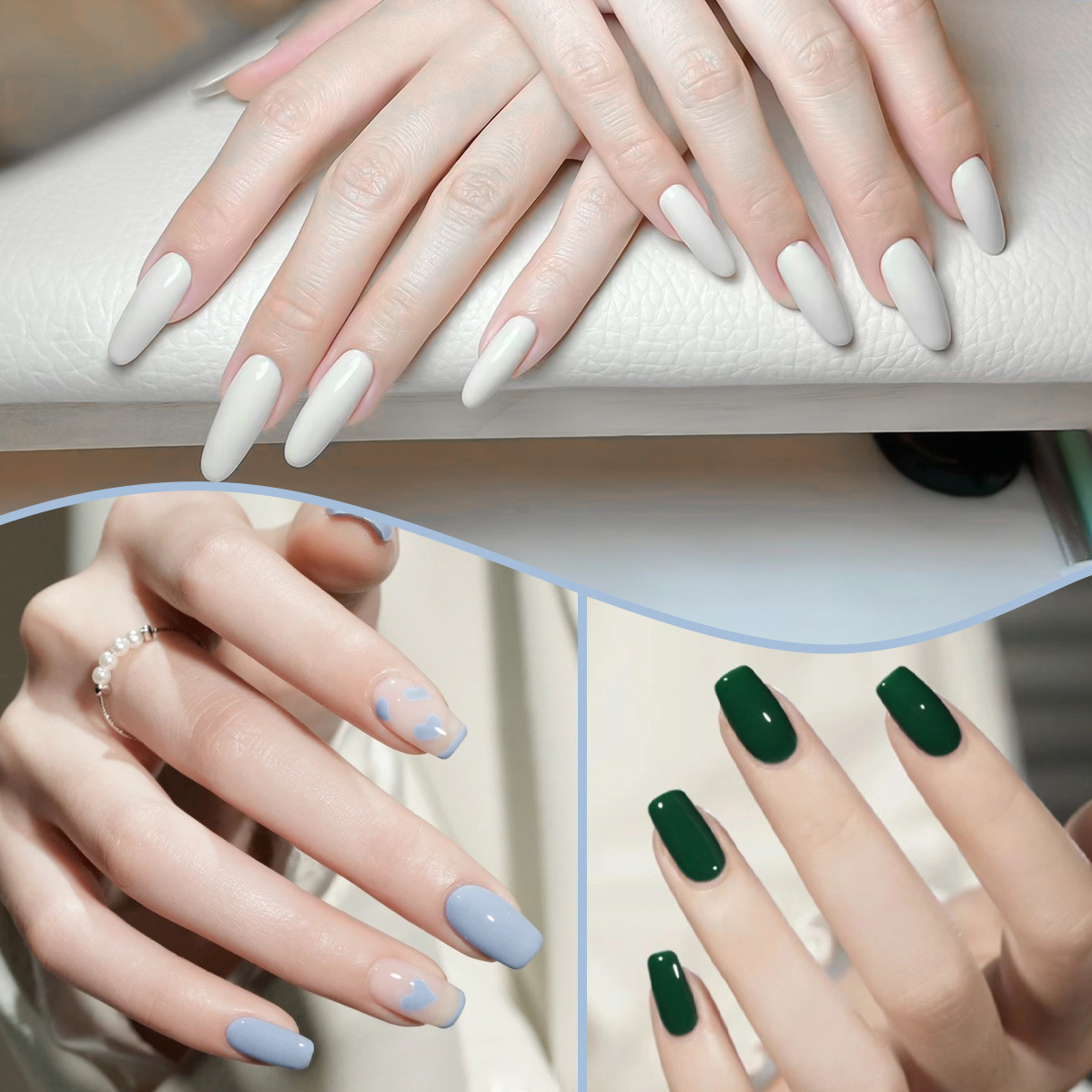 6 colores esmalte de uñas pegamento fototerapia embotellada color popular pintado brillante ojo de gato pegamento UV fototerapia pegamento esmalte de uñas traje de pegamento