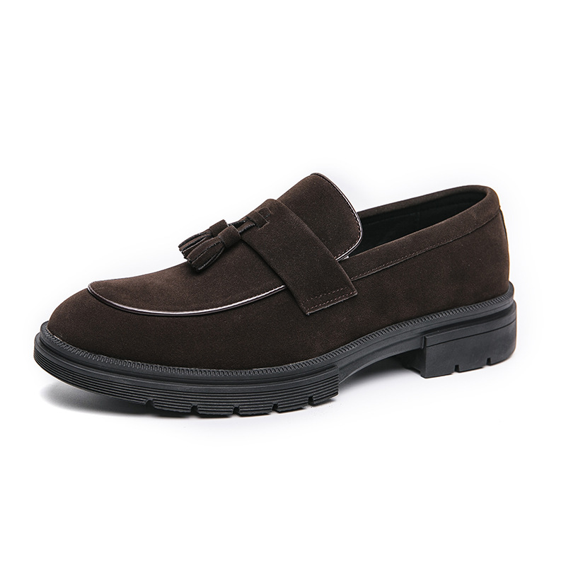 Transfronterizos grandes zapatos de cuero esmaltado de luces de hombre retro moda de negocios zapatos de calzado de calzado 46