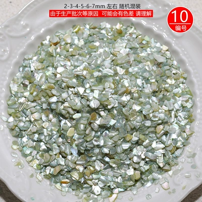 nail art decoration hairpin – Dırnaq bəzəkləri - parquet-shell-10-10-grams