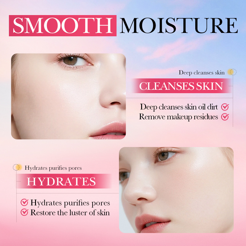 Mousse nettoyante transfrontalière en stock SADOER Sakura Collagen, mousse nettoyante hydratante, vente directe depuis l'étranger_voghion.com