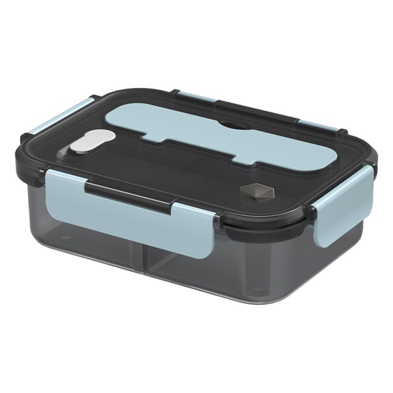 Sealed Plastic Lunch Box with Insulation Compartments and Lid for Students, Large-Capacity Food-Grade Lunch Box for Office Workers, Portable Lunch Box