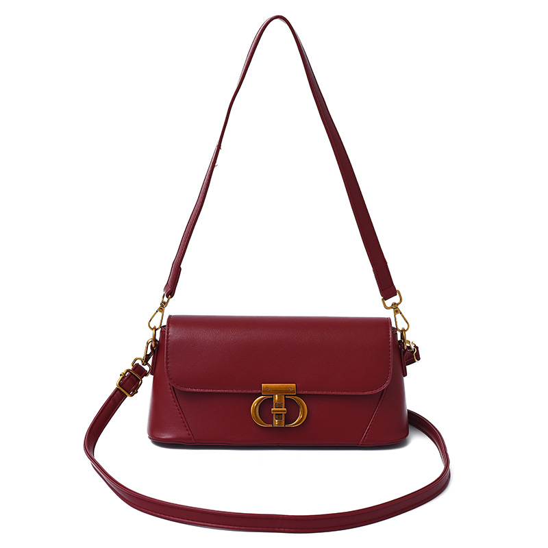 Bolsos para mujer 2025 nueva tendencia transfronteriza moda bolso cuadrado pequeño de un solo hombro sentido de alta gama bolso de mensajero con cerradura de hardware exquisito