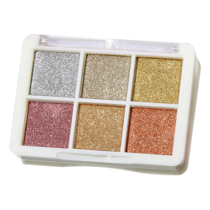 Polvo de espejo mágico sólido súper brillante Harina de espejo de uñas Aurora polvo Internet celebridad Oro Plata 6 colores metal tridimensional gancho en polvo