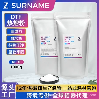 跨境专供DTF打印机专业热熔胶粉打印效果持久不脱色耐水洗耐揉搓