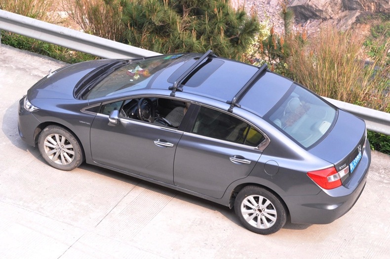 Car Luggage Rack Crossbar Universal Aluminum Alloy Lockable Roof Rack Crossbar Car Bicycle Rack Load-Bearing Luggage Rack