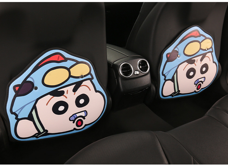 Crayon Shin-Chan Ladies Cute Cartoon Car Seat Back Anti-Kick Pad Car Seat Rear Seat Back Anti-Fouling Pad