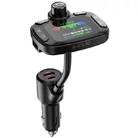 Трансграничный Новый T63 большой цветной экран Автомобильный Bluetooth MP3 телефонная карта громкой связи MP3-плеер QC3.0 Быстрая зарядка