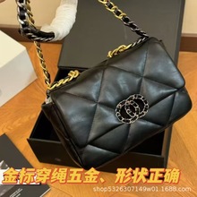 支持一件代发香香羊皮小香风bag菱格包链条包复古时尚百搭