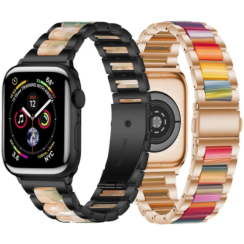 Подходит для Apple Watch9 металла Sanzhu бусины кость лучшая лента IWATCH87654321SE тибетский браслет