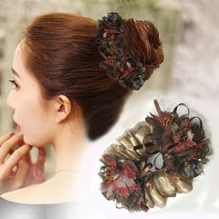 New Korean Style Hair Tie, Simple and Versatile Pompadour Hair Band, Adult Hair Ring with Flower Hair Accessory