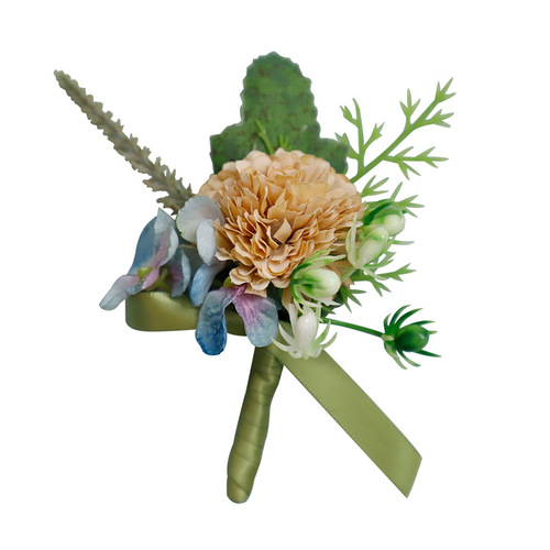 Children's suit dress, artificial flower corsage, baby wedding, flower girl costume, brooch, necklace, accessories, drop shipping