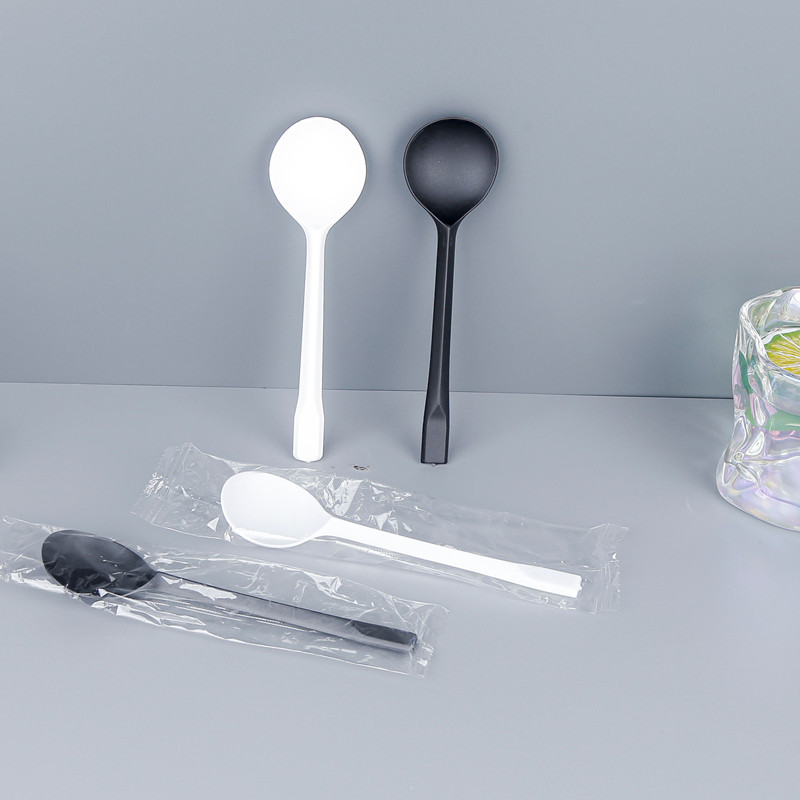 Cuchara desechable Cuchara de tortuga dorada Postres especiales para pesca de frutas