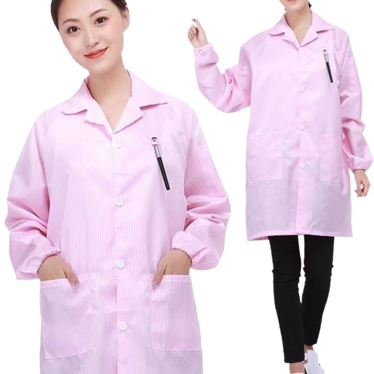 静电衣服防尘无尘工作服电子厂蓝色白色车间男女防静电大褂防护服|undefined