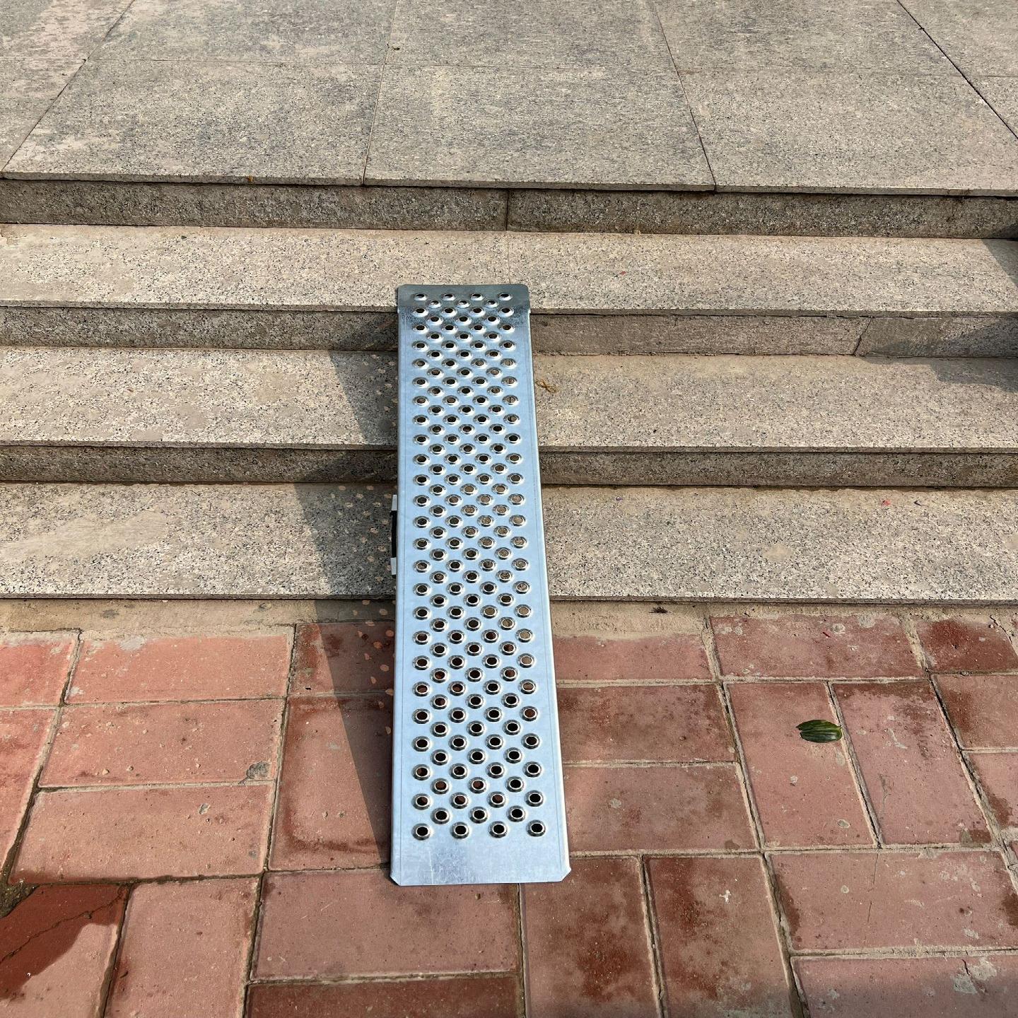 摩托车坡道加厚折叠梯子货梯托运梯台阶斜坡防滑无障碍坡道板