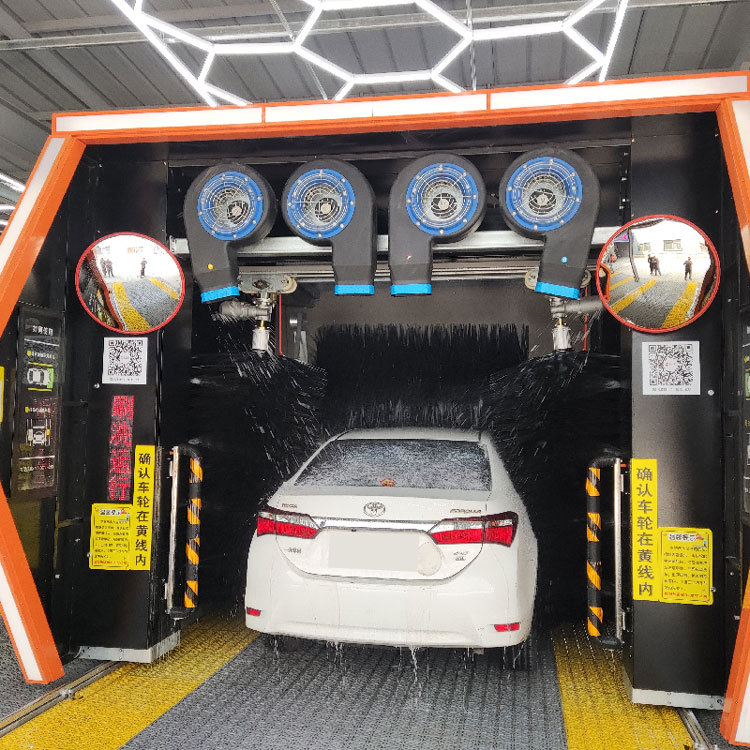 Cool Water Dragon large commercial car wash machine, fully automatic high-pressure washer, car beauty shop equipment, can be installed on-site