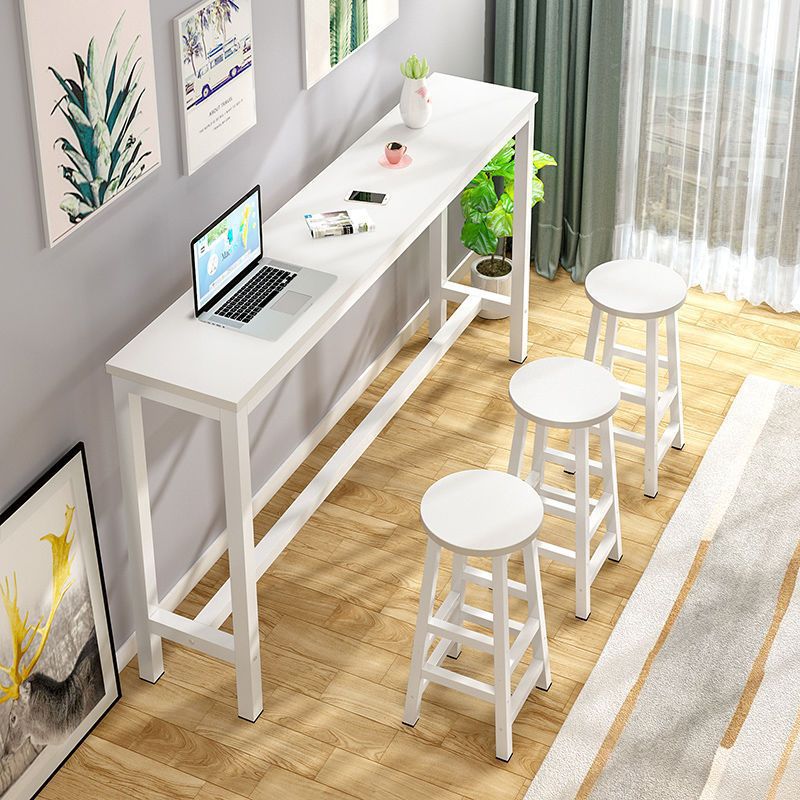 Home Wall-Mounted Bar Table High Table Milk Tea Shop Table and Chair Combination Long Table Coffee Table Living Room Bar Table