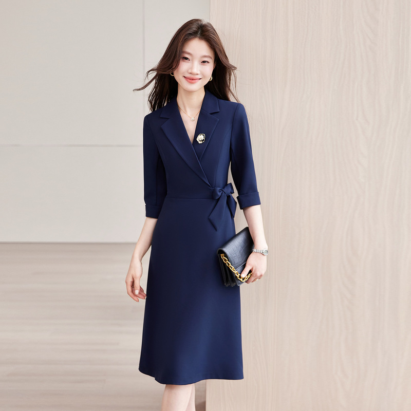 Suit Dress for Women, Spring and Autumn, Long-Sleeved, Formal Occasion, Professional Style, Teacher, Speaker, Host, Formal Attire Suit Dress for Women, Spring and Autumn, Long-Sleeved, Formal Occasion, Professional Style, Teacher, Speaker, Host, Formal Attire
