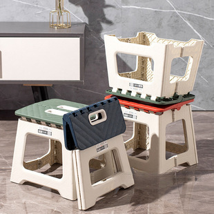 Trendy Thickened Folding Stool Outdoor Chair Bench New Model Furniture Small Simple Household Stool