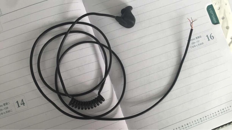 Bone conduction earphone wire semi-finished ear bone wire