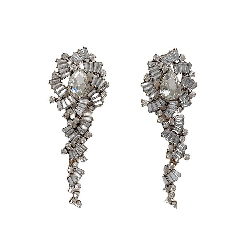 Сет earrings с кисточками в стиле античности, модный универсальный ноготь sequins, французский стиль, стиль легкой роскоши