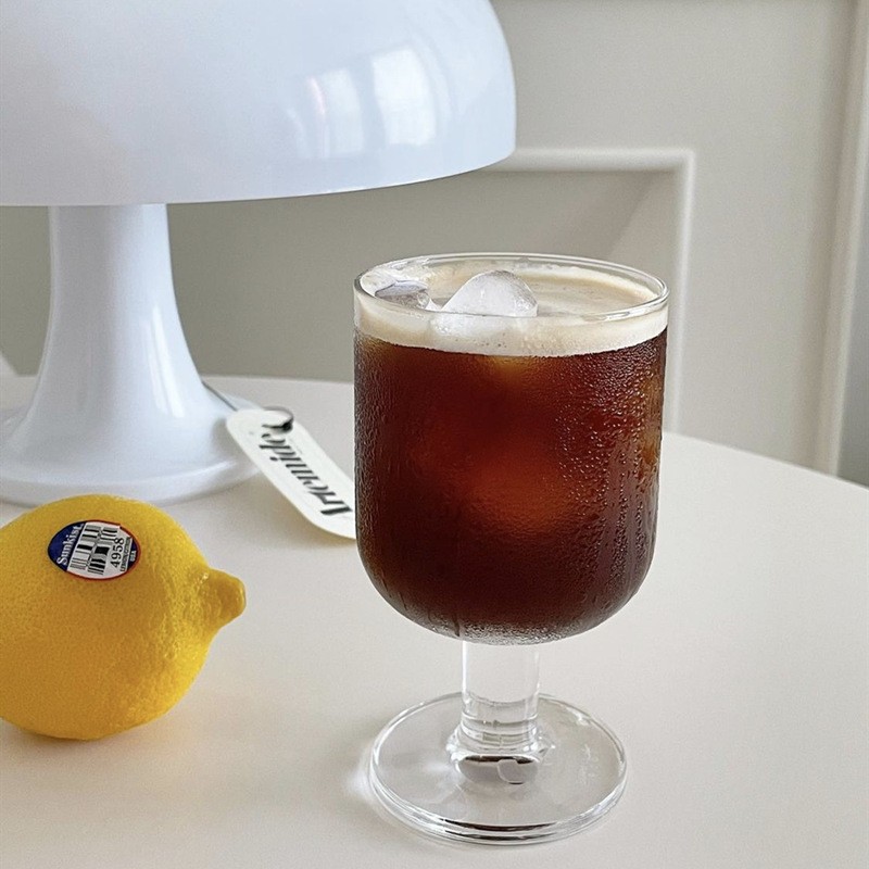 Directo de fábrica creativa tallada copa de vino clásica Copa bebida taza de cerveza engrosada logotipo impreso al por mayor