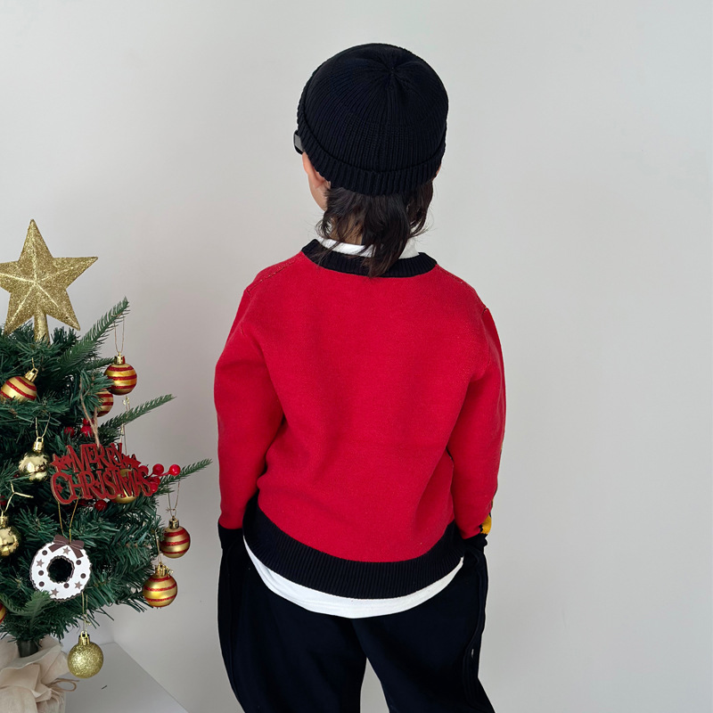 Nuevo dragón año ropa para niños suéter de padre-niño suéter invierno nuevos niños y niñas suéter familia tres