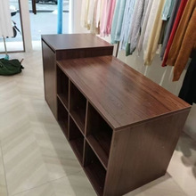 服装店中岛桌中间童装摆放收纳流水展示女装陈列柜鞋帽包店展示柜