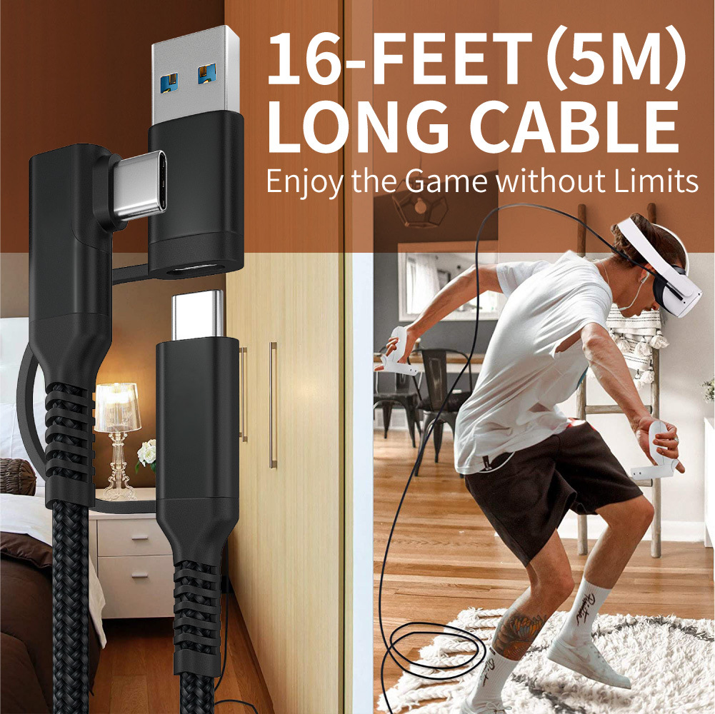 CtoC_AtoC_直+弯头 黑灰编织线-20