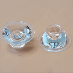 High Power Led Lens Diameter 22mm Height 8.0mm Angle 30 Degrees Flat Surface 1W 3W 5W Lens