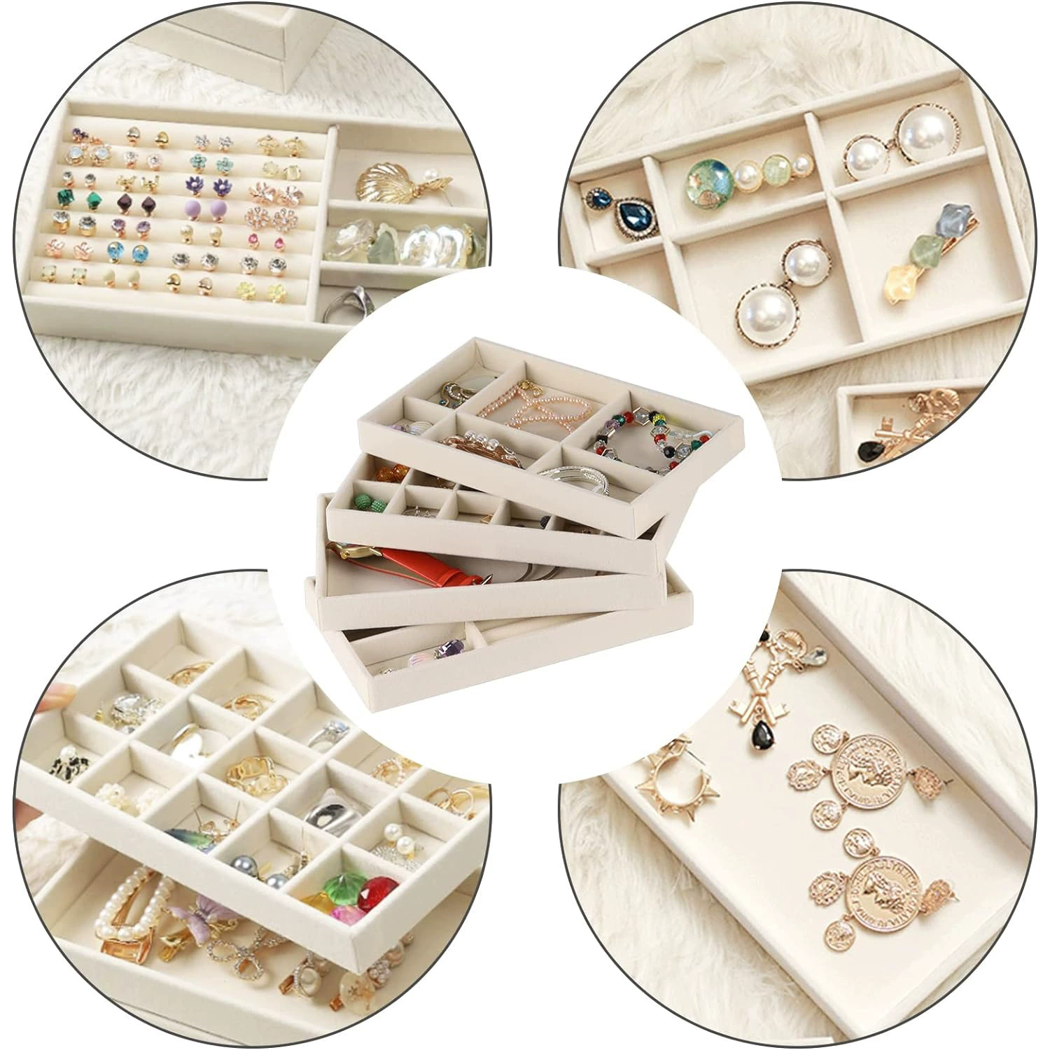 Storage system, earrings, ring, necklace, storage box, accessory