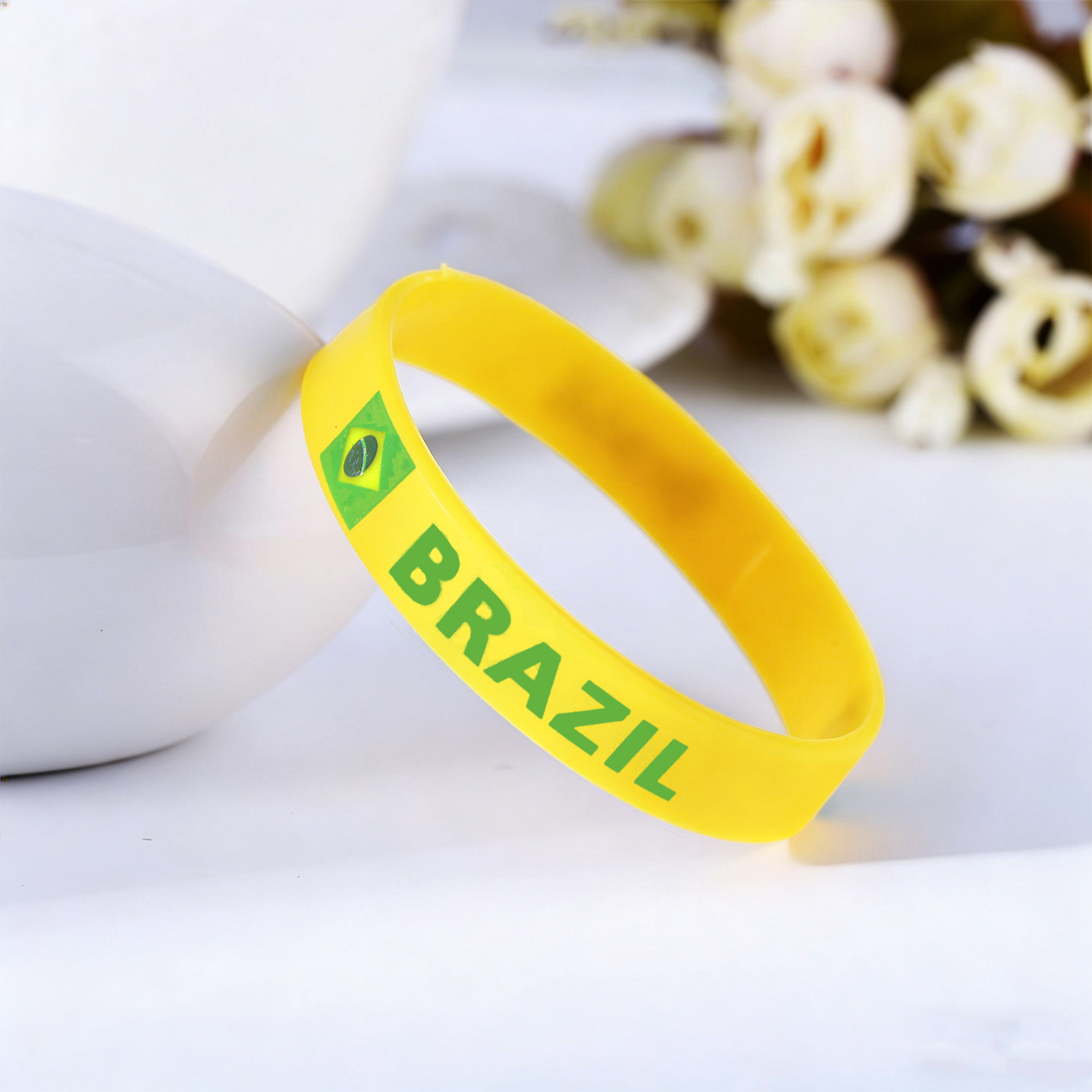 2026 Bandera de silicona Copa Mundial de Fútbol de Estados Unidos, Canadá, México, regalos de fanáticos, pulseras temáticas, recuerdos, pulseras de muñeca