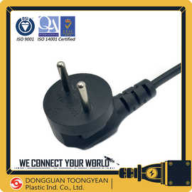 以色列两芯AC电源线电器线SII两插头