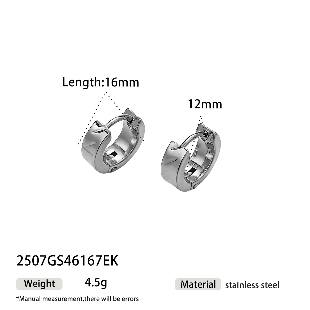 TENA Europa y los Estados Unidos venta transfronteriza aretes de acero de titanio ligero lujo alto sentido de moda personalidad de acero inoxidable joyas de orejas