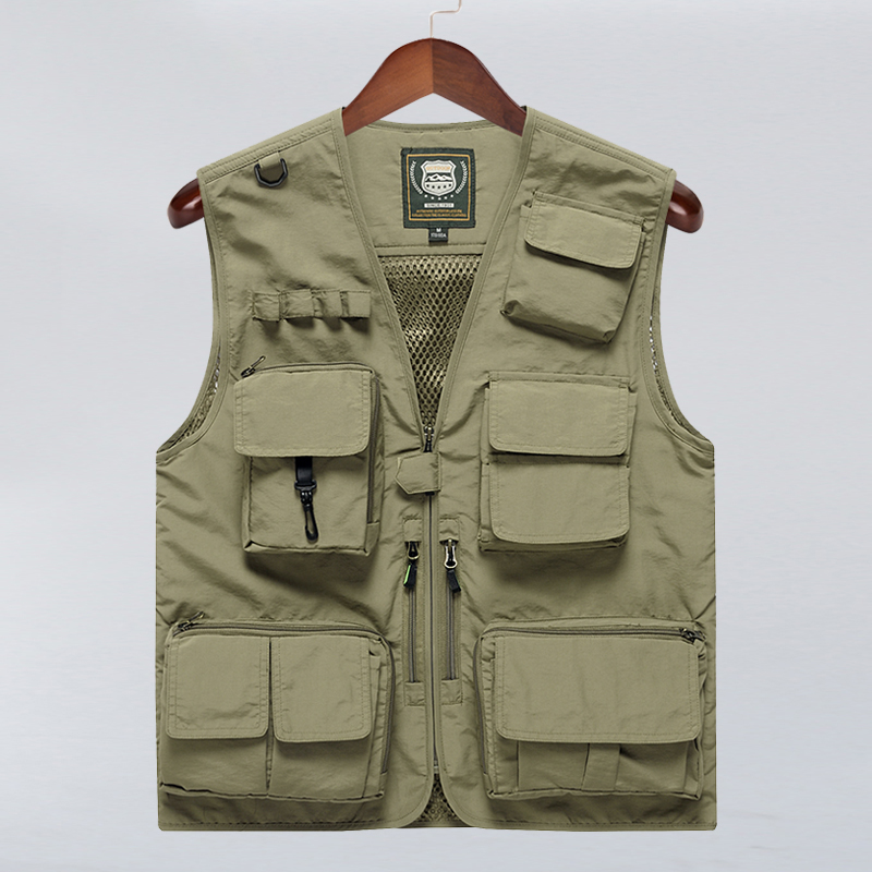 Men's summer thin travel climbing tactics vest