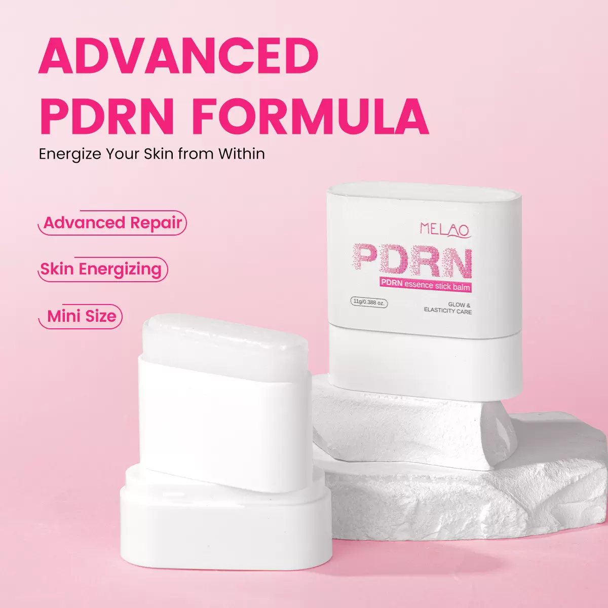 跨境新品PDRN面部涂抹精华棒女士提亮肤色固体精华正品定制