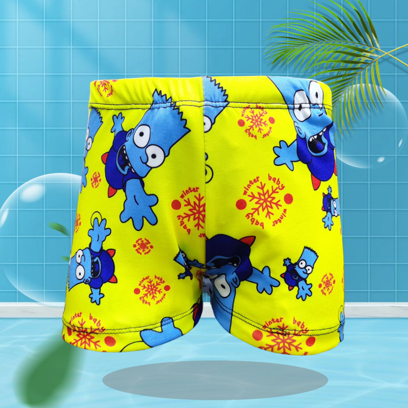 Bañador infantil niño tipo bóxer cordón ajustable diseño dibujos animados