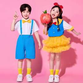 六一儿童节表演服装幼儿园毕业照舞蹈班服小学生合唱啦啦队演出服