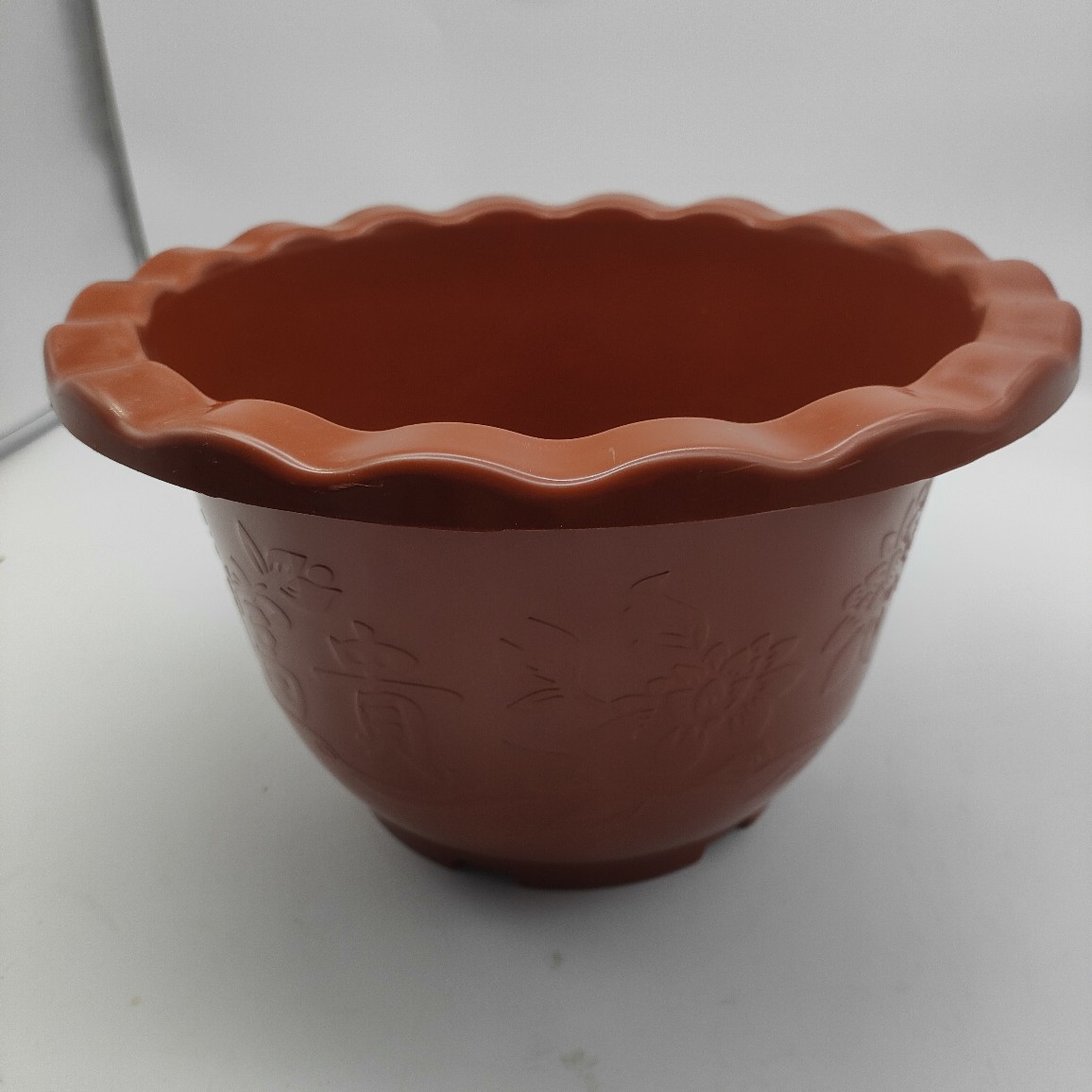 塑料花盆防陶瓷花盆落地式花盆容器两元店三元店批发货