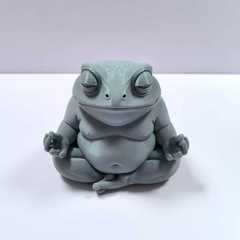 新品禅意青蛙摆件冥想青蛙家居装饰品3d打印工艺摆件【东莞发货】