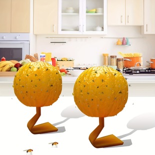 Fly trap ball citrus big fruit fly melon fruit fly trap and kill fruit fly stick worm ball trap ball melon fruit stick fly ball