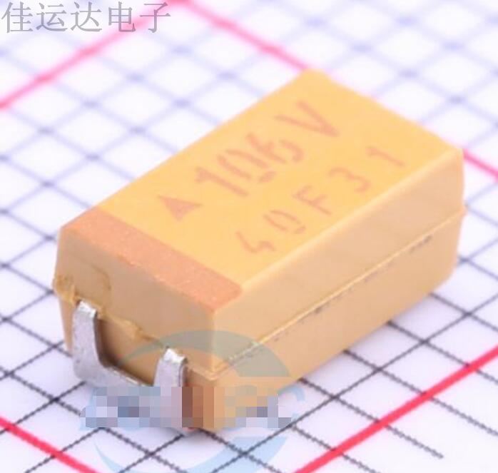 TAJC106M035RNJ 规格 10uF(106) ±20% 35V 钽电容器