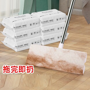Disposable Lazy Mop, Dust Removal Mop, Household Multifunctional Flat Mop, Wet and Dry No-Wash Mop