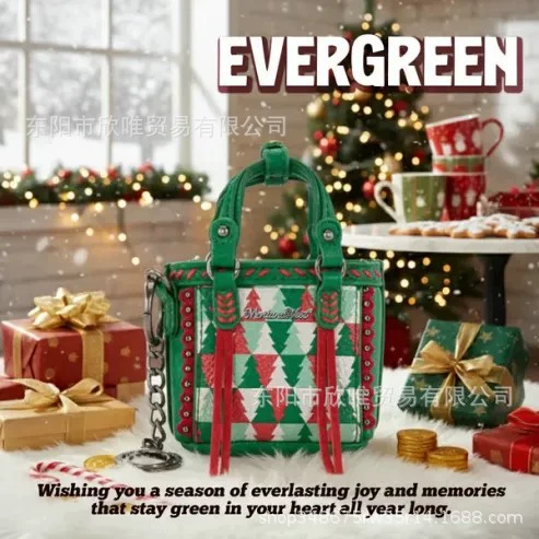 [跨境Montana West Mini Xmas Tote Blind Box мини рождественская сумка слепой коробки]