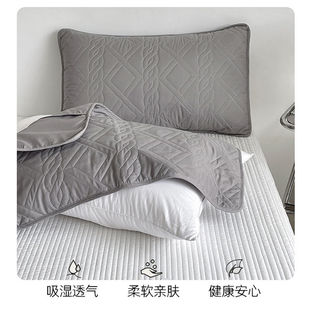 Pillow Core Anti-Pair Machine Washable Pure Cotton Pillowcase Pillowcase 048 Quilted 10 Protective Cover One Washable Waterproof Head Oil