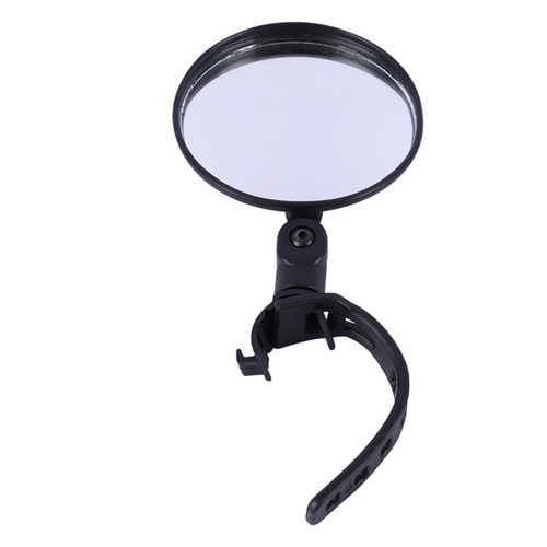 Bicycle rearview mirror, wide-angle convex mirror, bicycle reflector, mountain bike rearview mirror, silicone handle rearview mirror